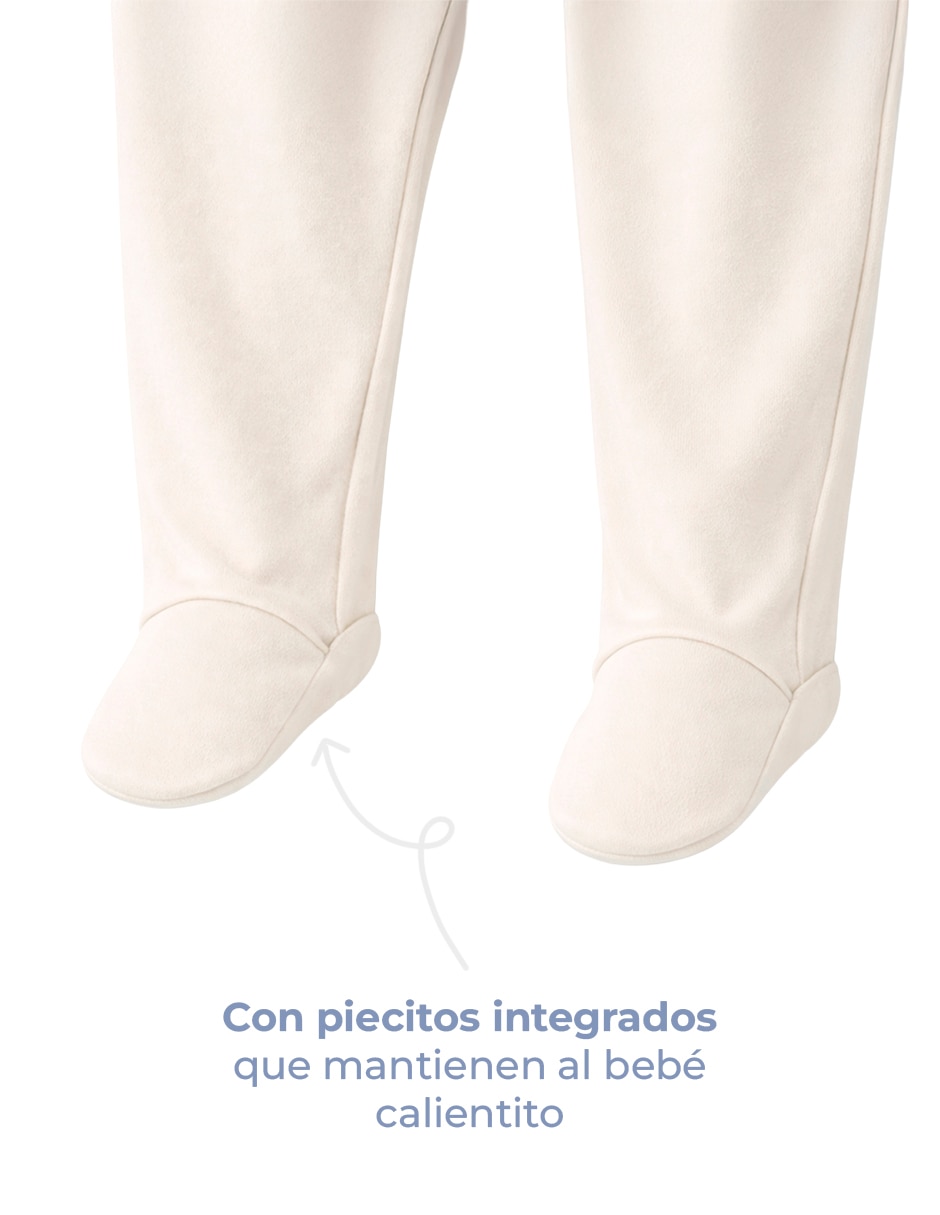 Mameluco mon caramel basics de algodón para bebé