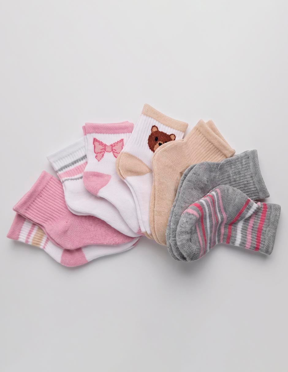 Set de calcetín para bebé niña Set de calcetín para bebé niña