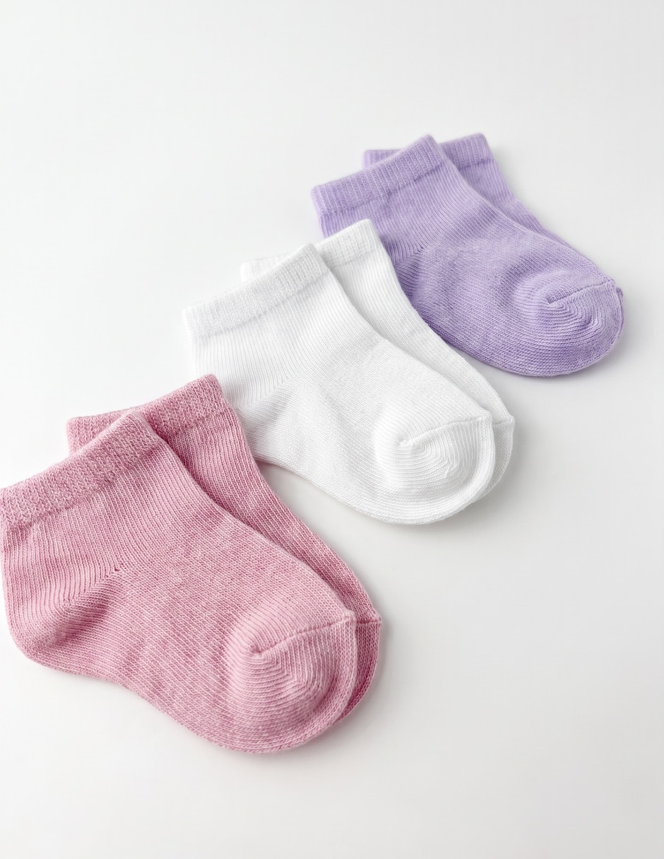 Set de calcetín Mon Caramel para bebé niña 8 pares 2