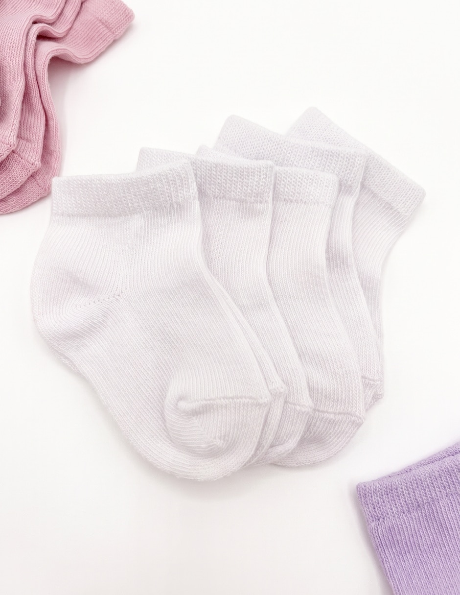 Set de calcetín Mon Caramel para bebé niña 8 pares 3