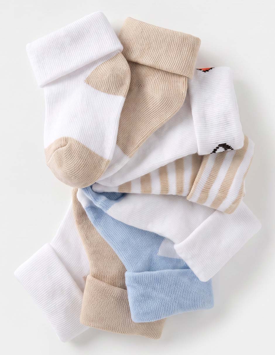 Set calcetín de algodón para niño 8 pares 2