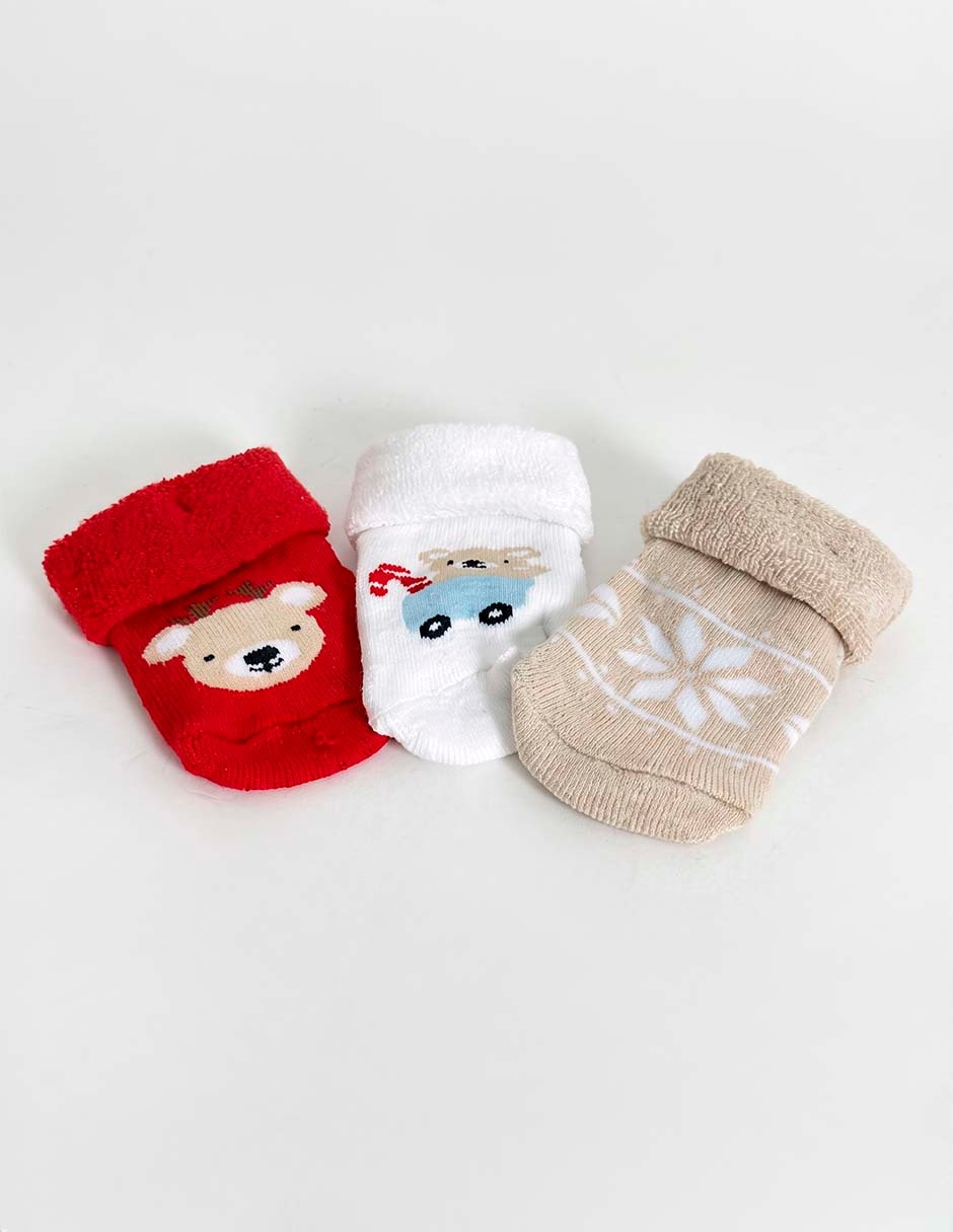 Set de calcetín unisex 3 pares