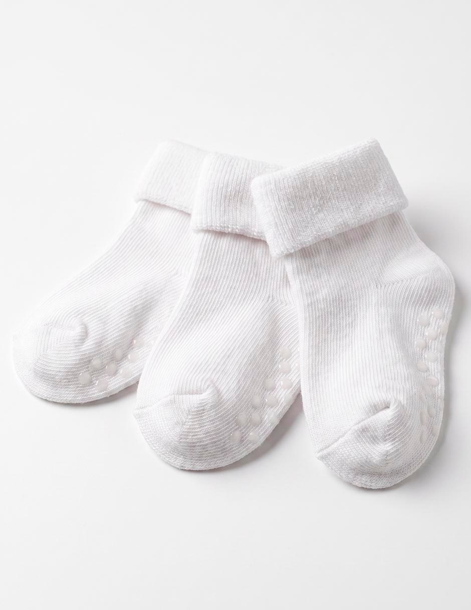 Set de calcetín antiderrapante de algodón unisex 3 pares Set de calcetín antiderrapante de algodón unisex 3 pares