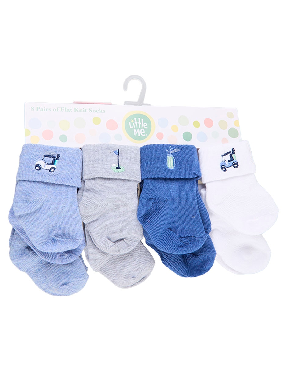 Set De Calcetín De Algodón Para Bebé Niño 8 Pares Set De Calcetín De Algodón Para Bebé Niño 8 Pares