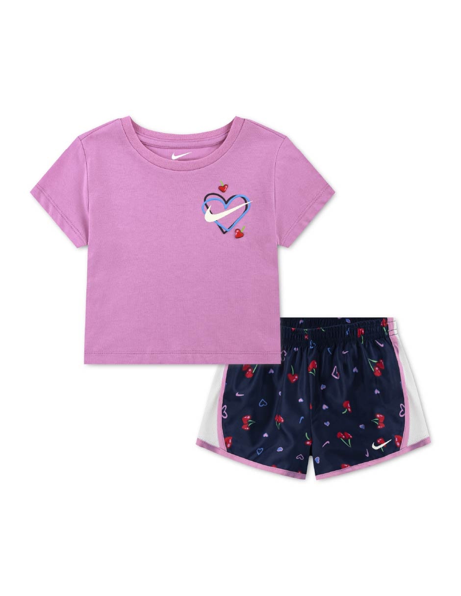 Conjunto deportivo regular nike con elástico para niña