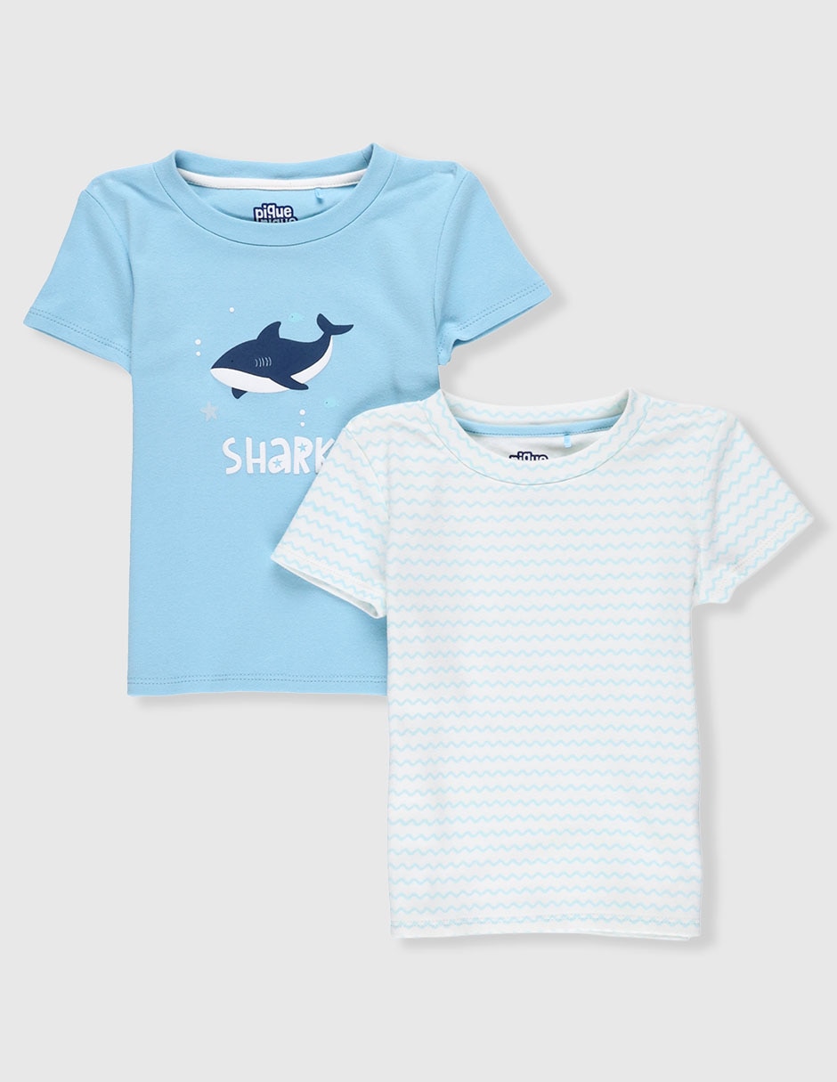 Set playera manga corta para bebé niño Set playera manga corta para bebé niño