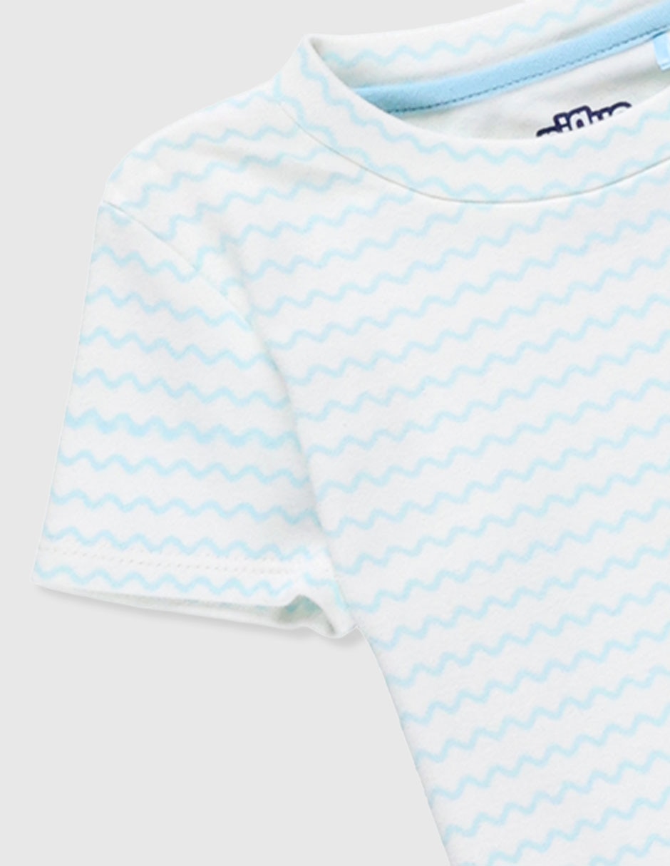 Set playera manga corta para bebé niño