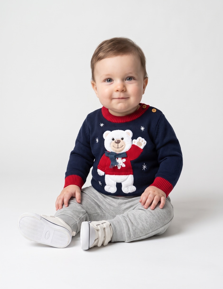 Suéter navideño para bebé