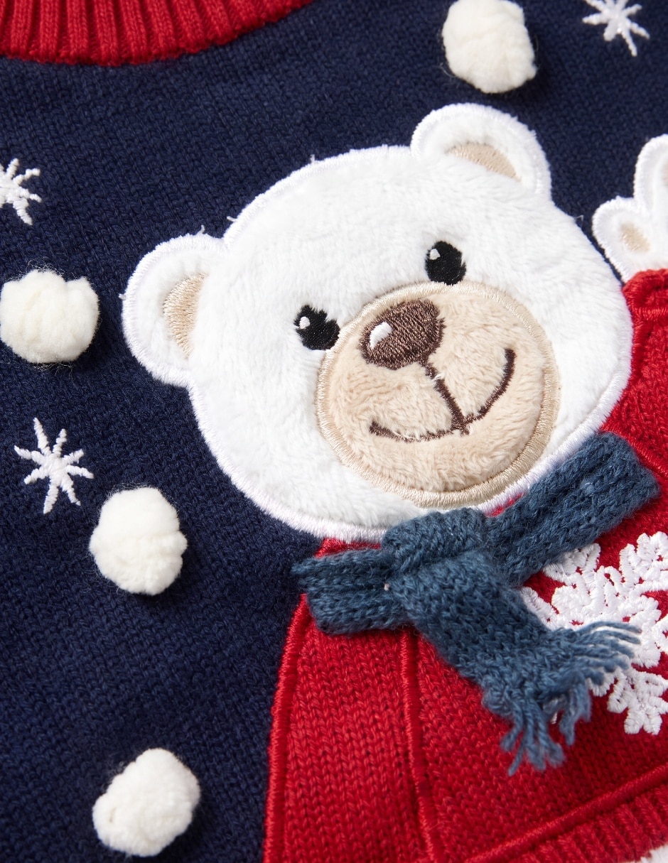 Suéter navideño para bebé 6