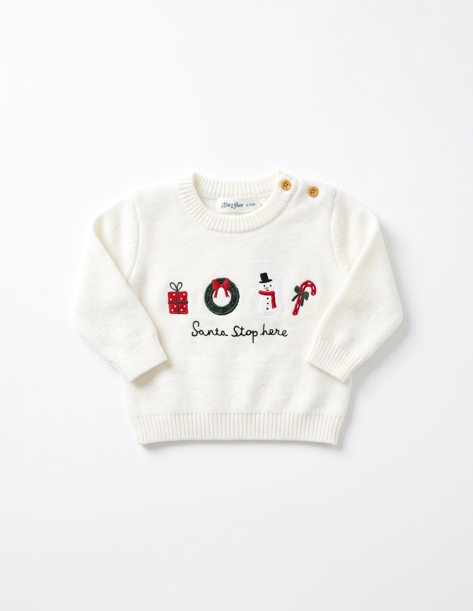 Suéter navideño para bebé 4
