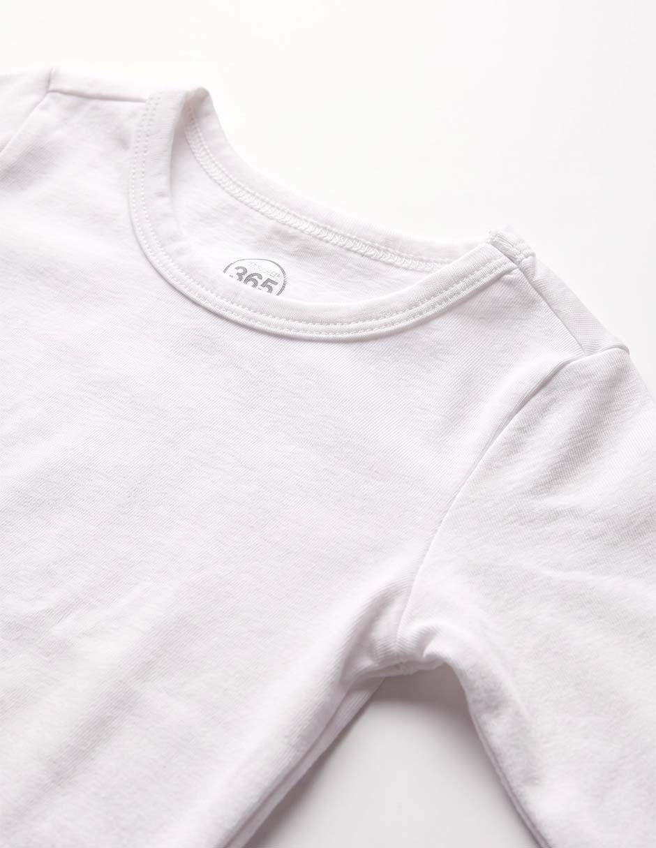 Camiseta cuello redondo para bebé 2