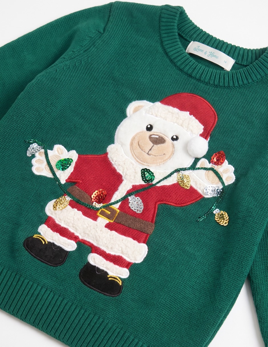 Suéter navideño para bebé 3