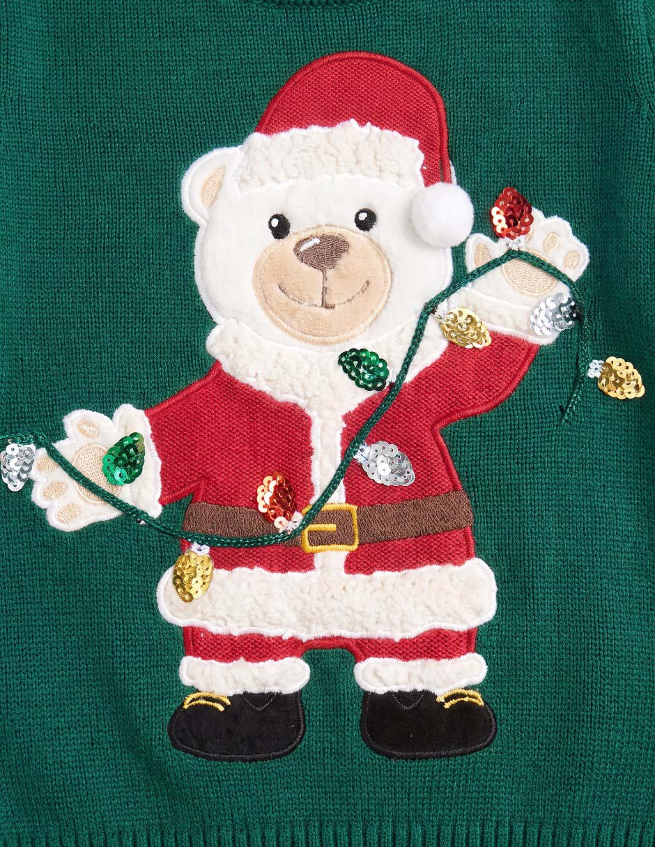 Suéter navideño para bebé 4