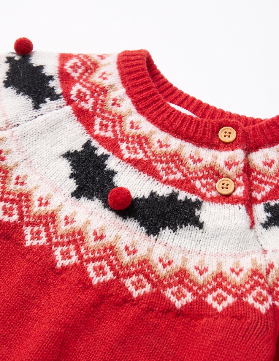 Suéter navideño para bebé 11