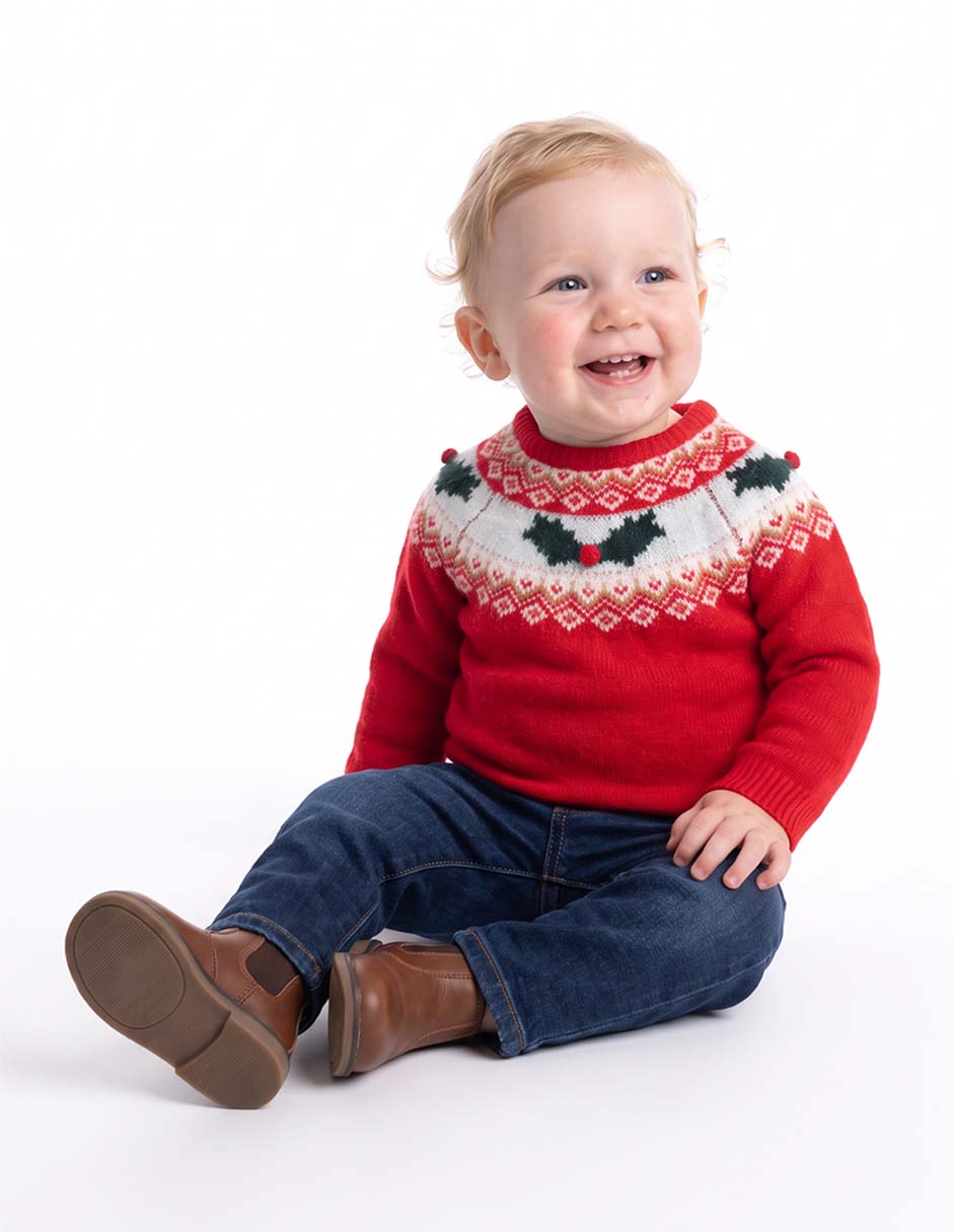 Suéter navideño para bebé