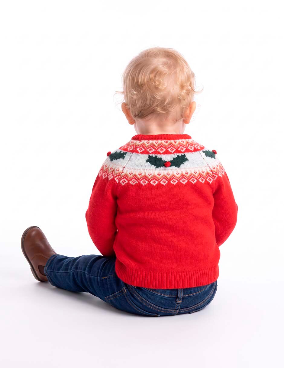 Suéter navideño para bebé 2