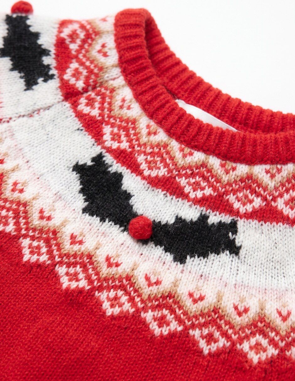 Suéter navideño para bebé 10