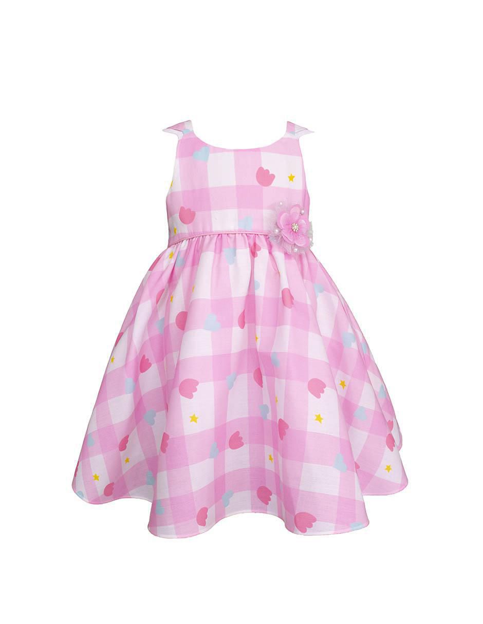 Vestido sin manga para bebé niña