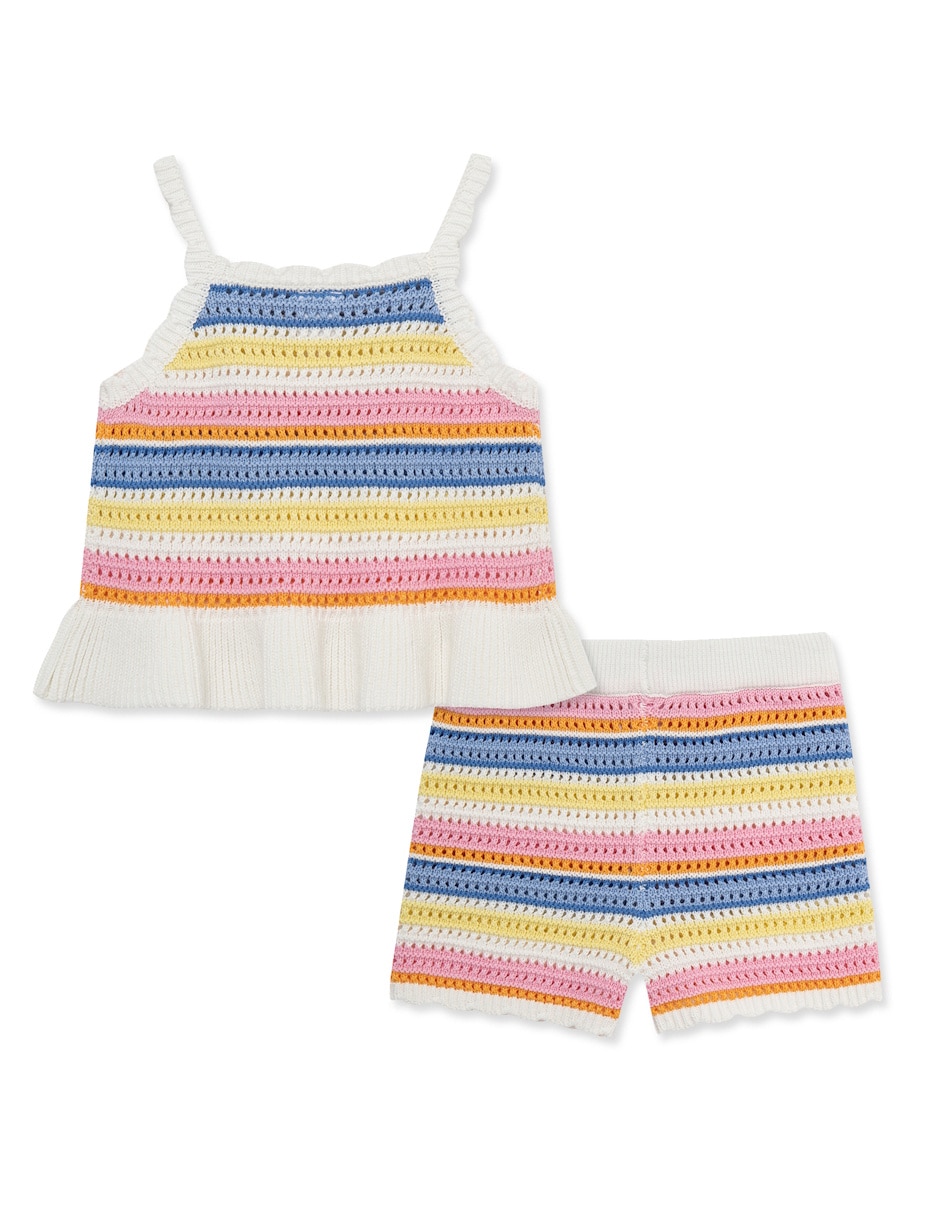 Conjunto de algodón para bebé niña