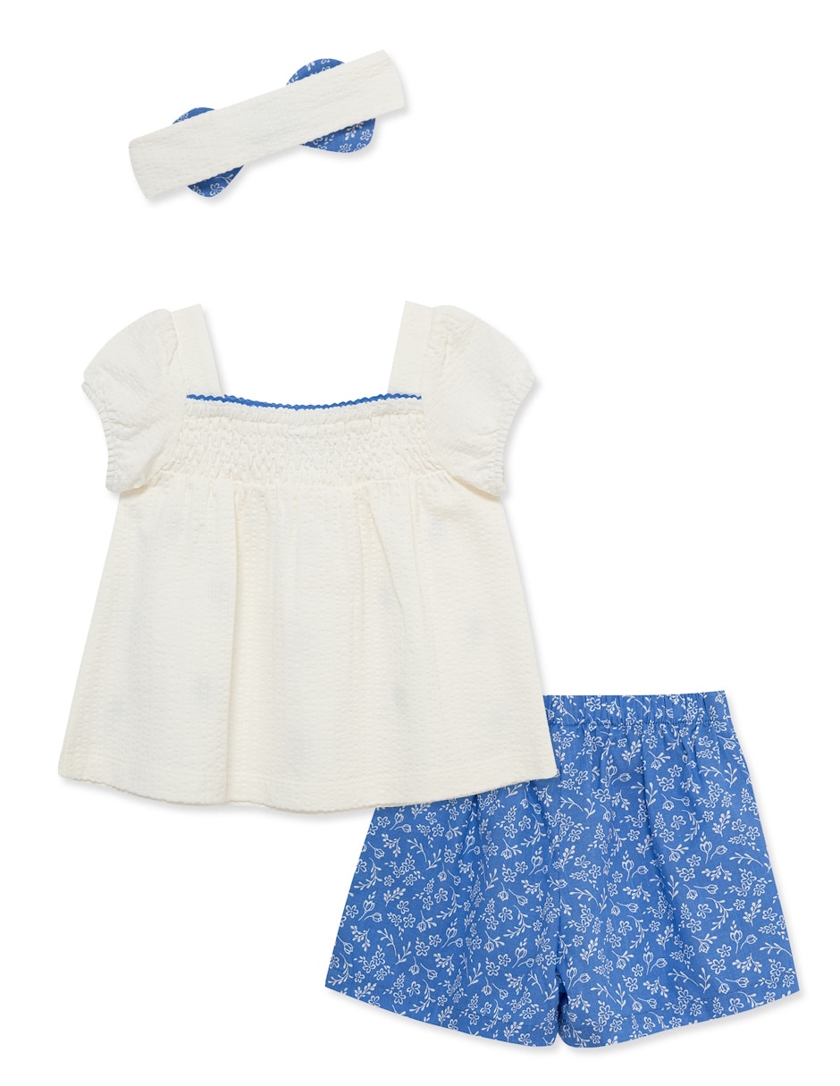 Conjunto de algodón para bebé niña