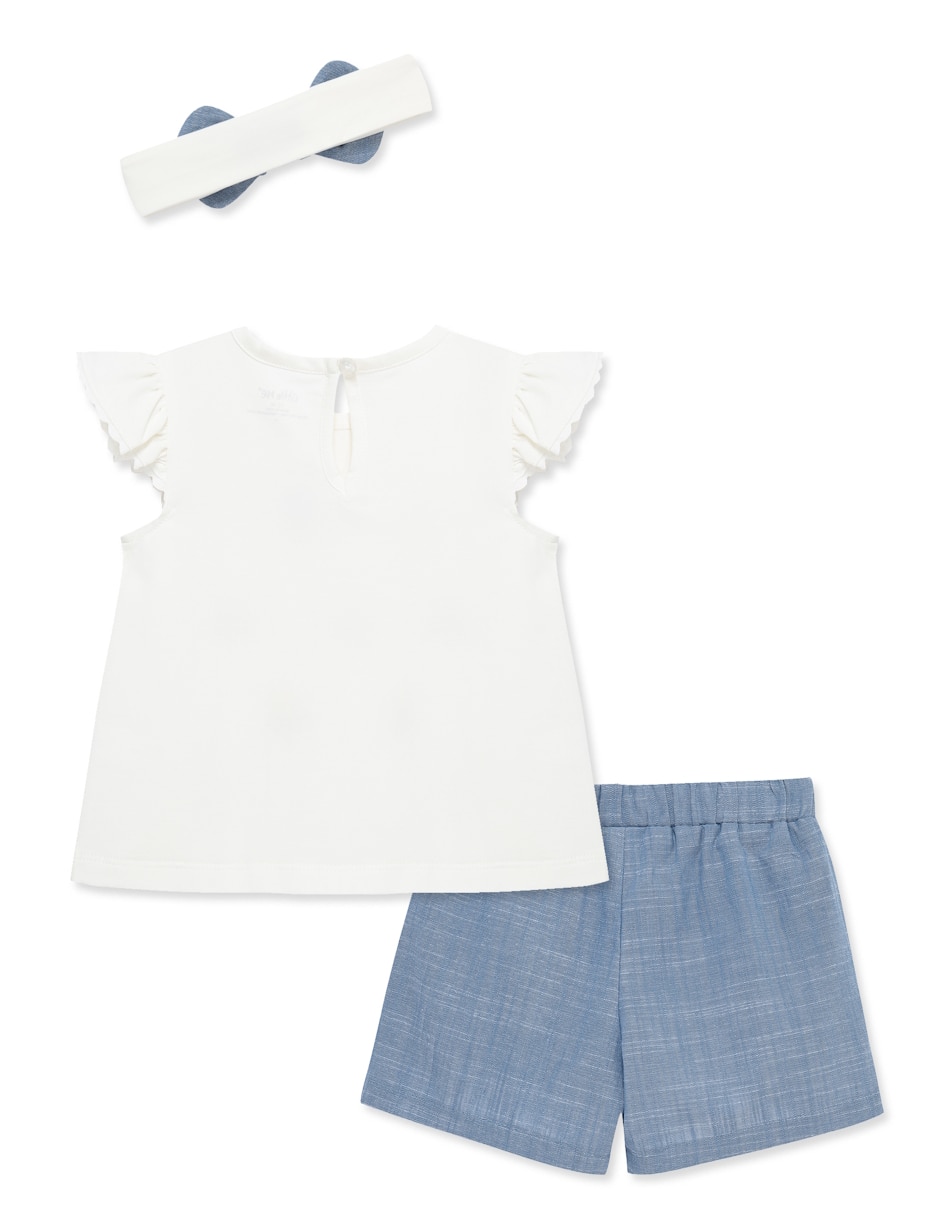 Conjunto de algodón para bebé niña