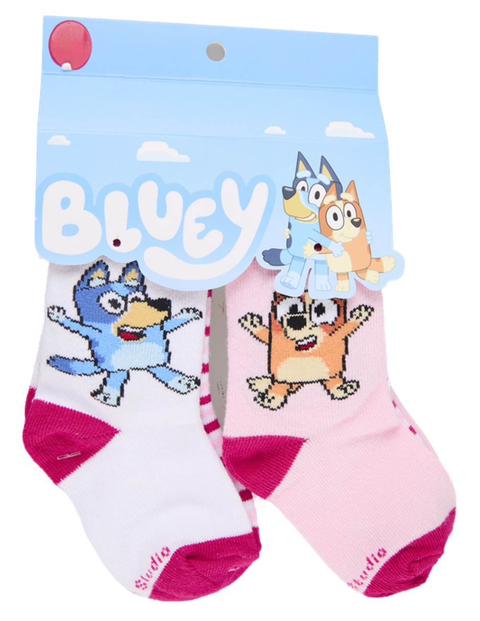 Set calcetín y Bingo Bluey de algodón para bebé niña 3 pares 2