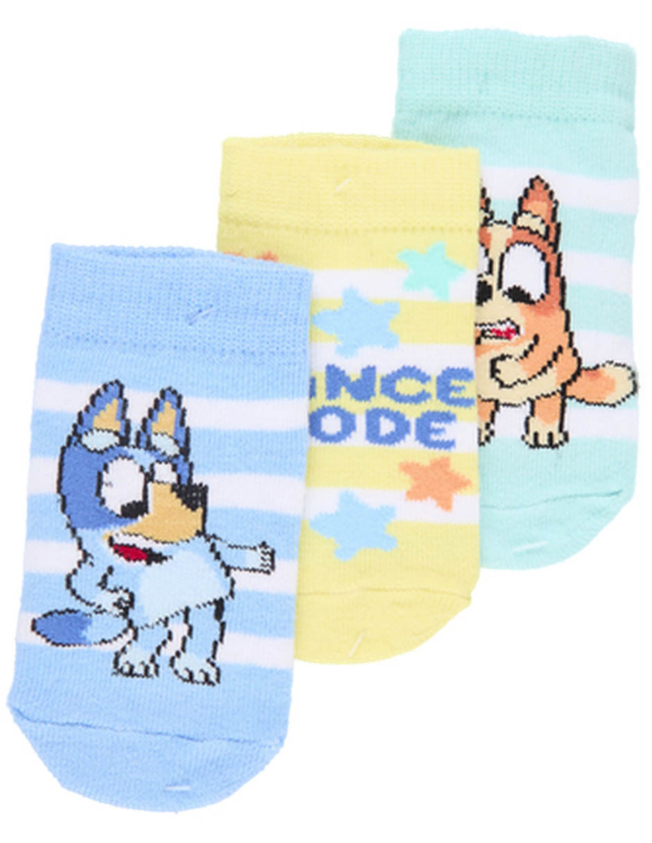 Set de tín y Bingo Bluey de algodón para bebé unisex 3 pares