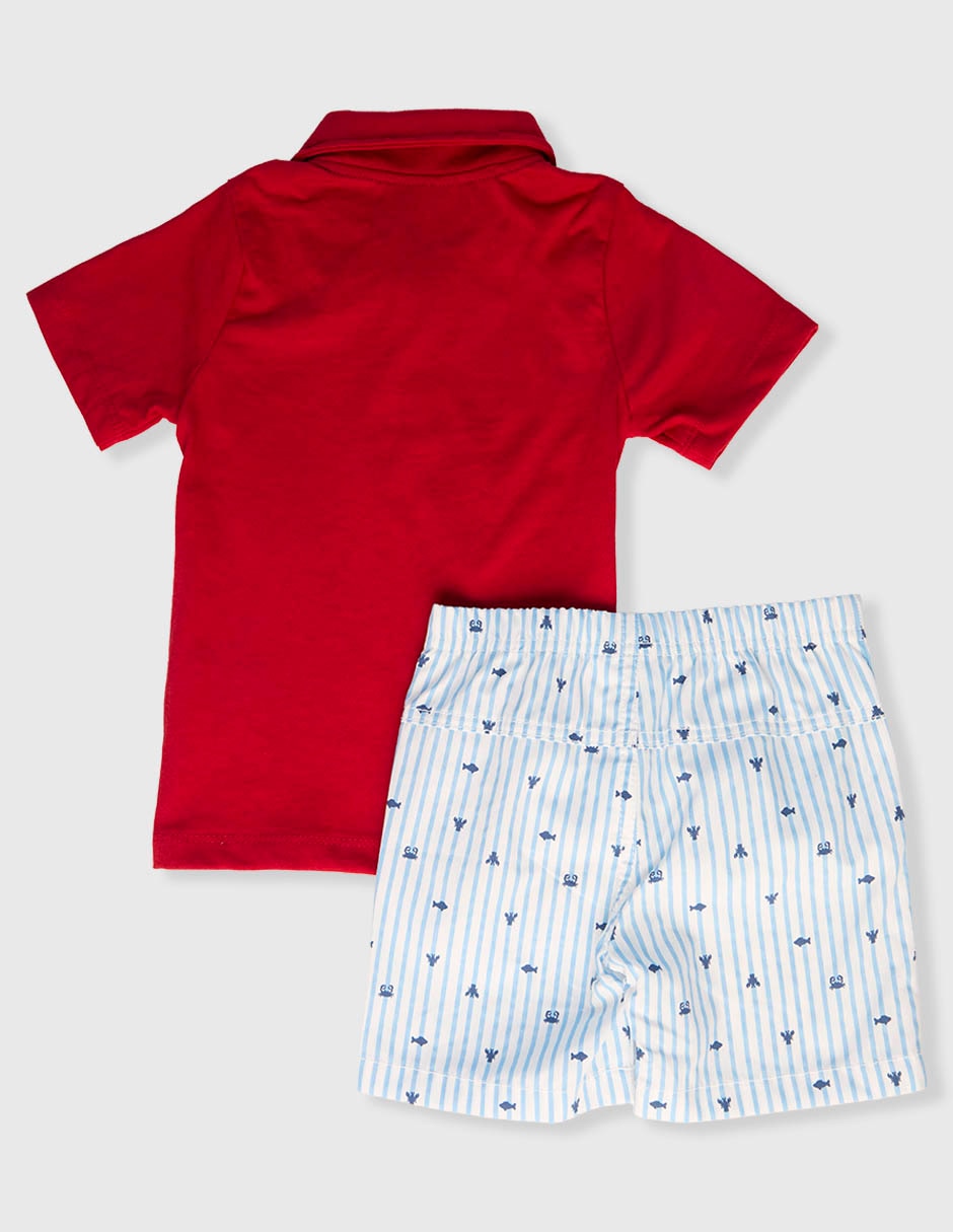 Conjunto casual giocare de algodón para bebé niño