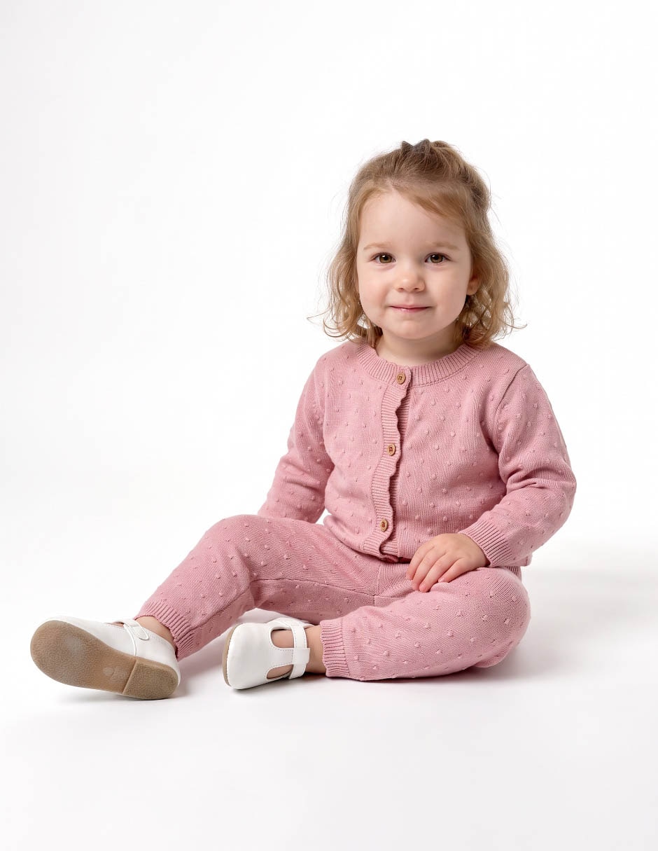 Conjunto de algodón para bebé niña Conjunto de algodón para bebé niña
