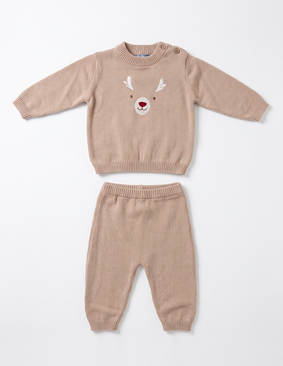 Conjunto casual de algodón para bebé niño Conjunto casual de algodón para bebé niño