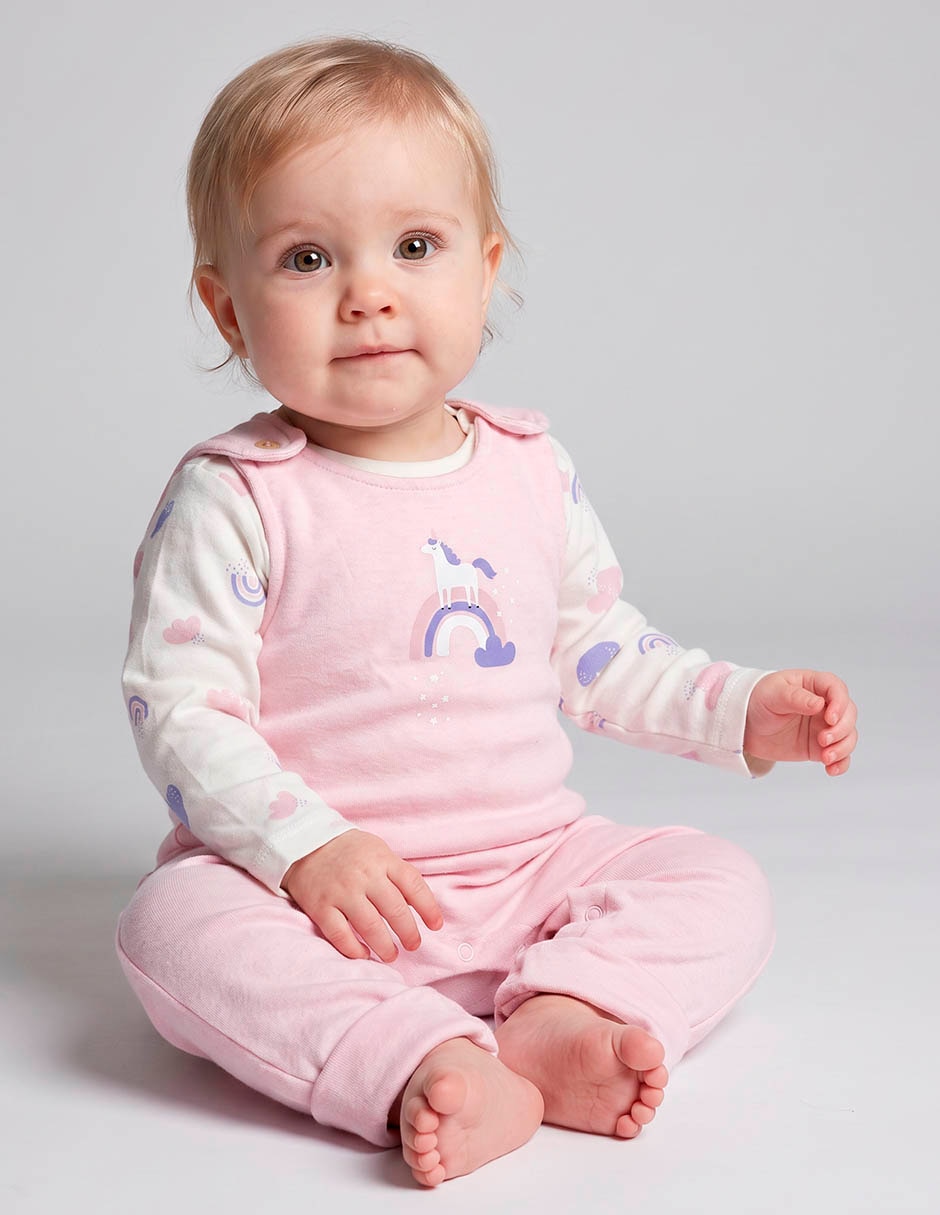 Conjunto de algodón para niña 2 piezas