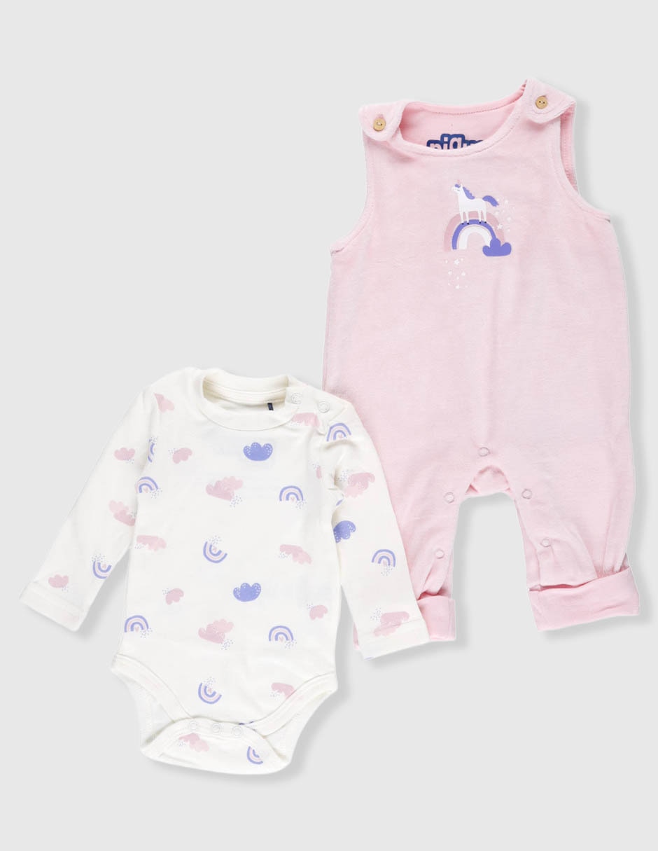 Conjunto de algodón para niña 2 piezas 2