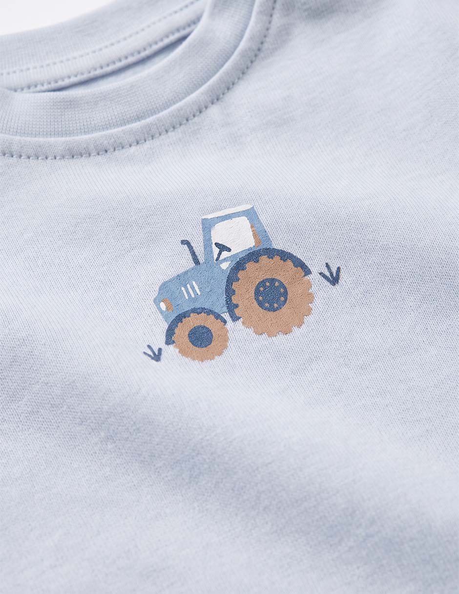 Conjunto casual de algodón para niño 3 piezas 5