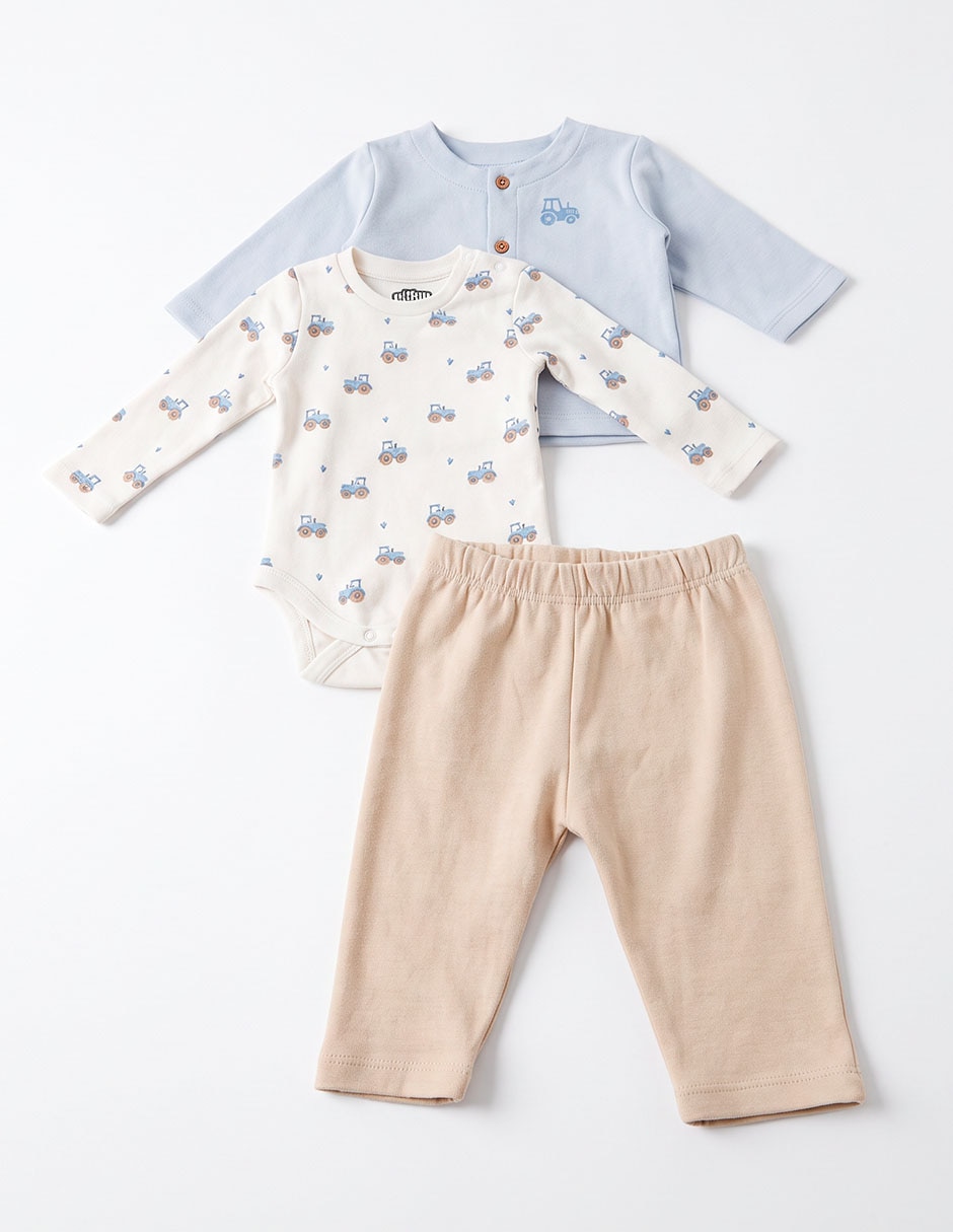 Conjunto de algodón Bebé