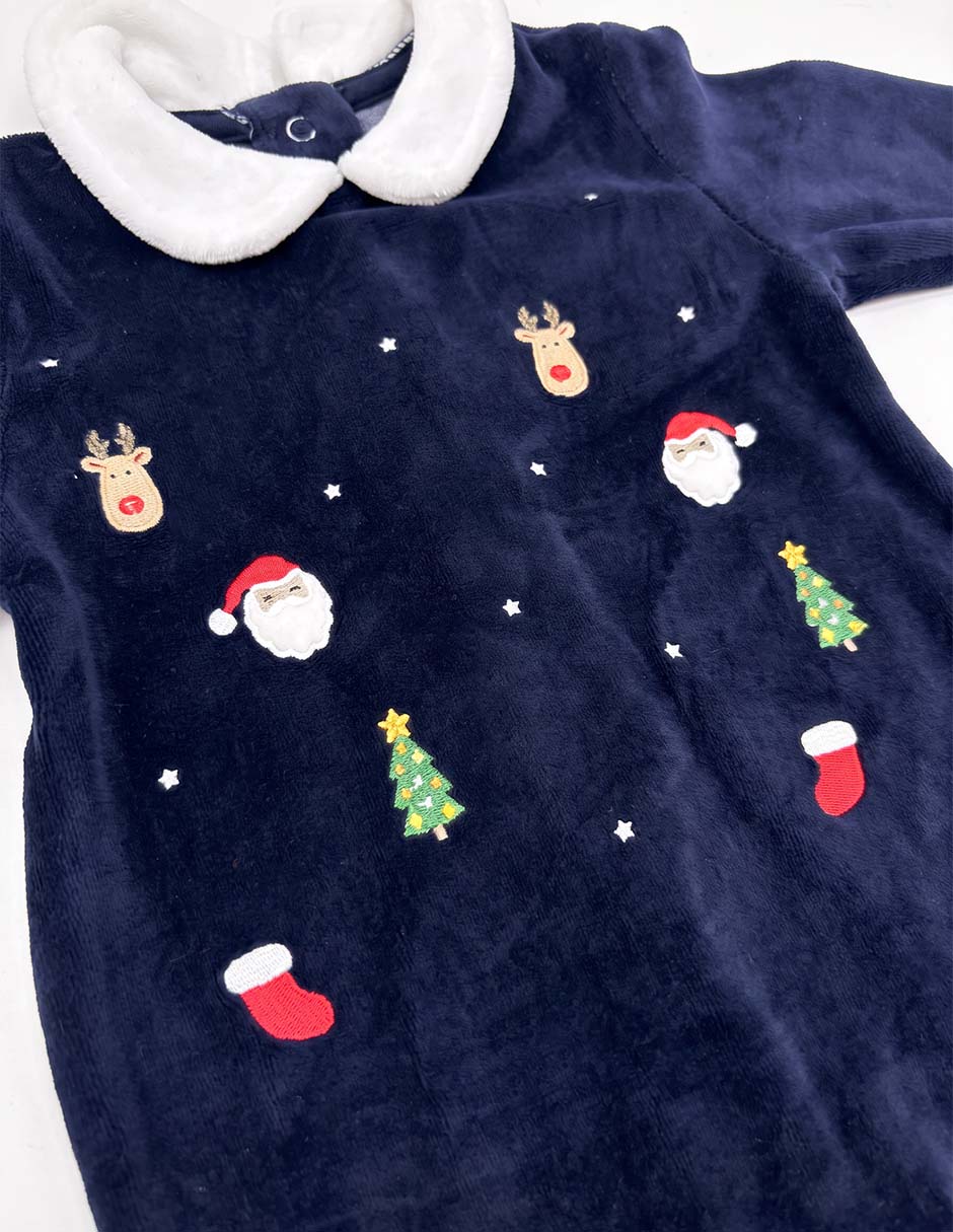 Mameluco navideño para bebé niña 4