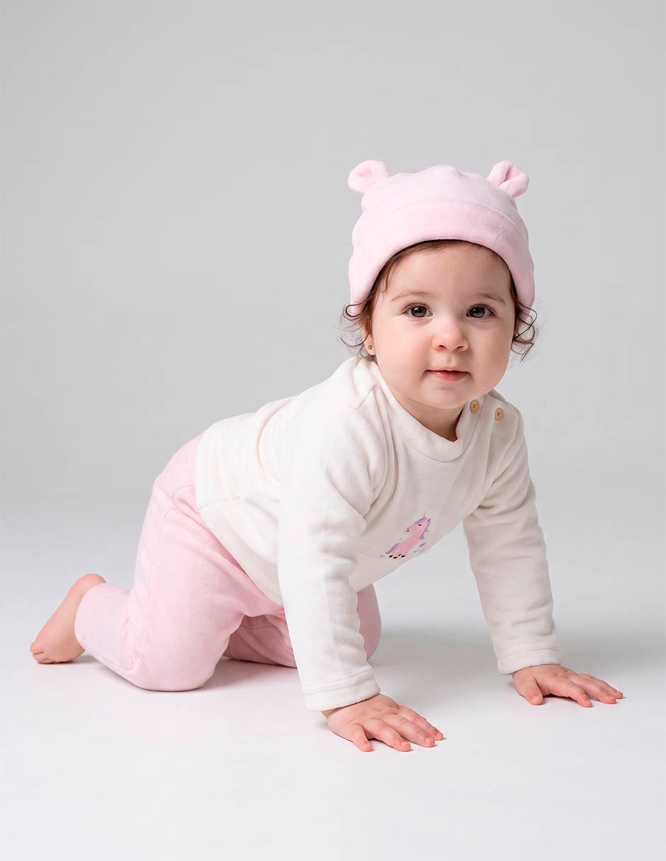 Conjunto de algodón para niña 3 piezas