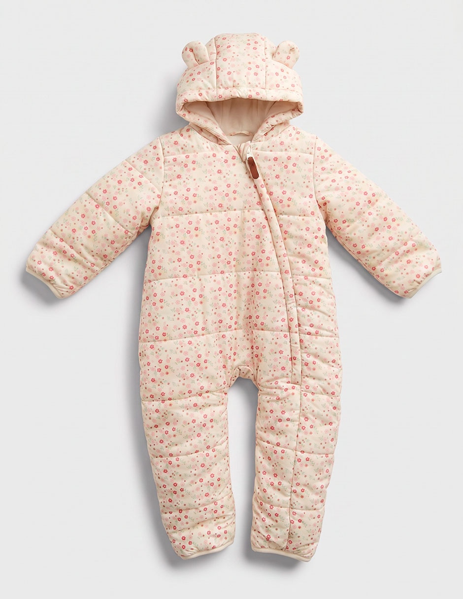 Comando estampado floral para bebé niña 4