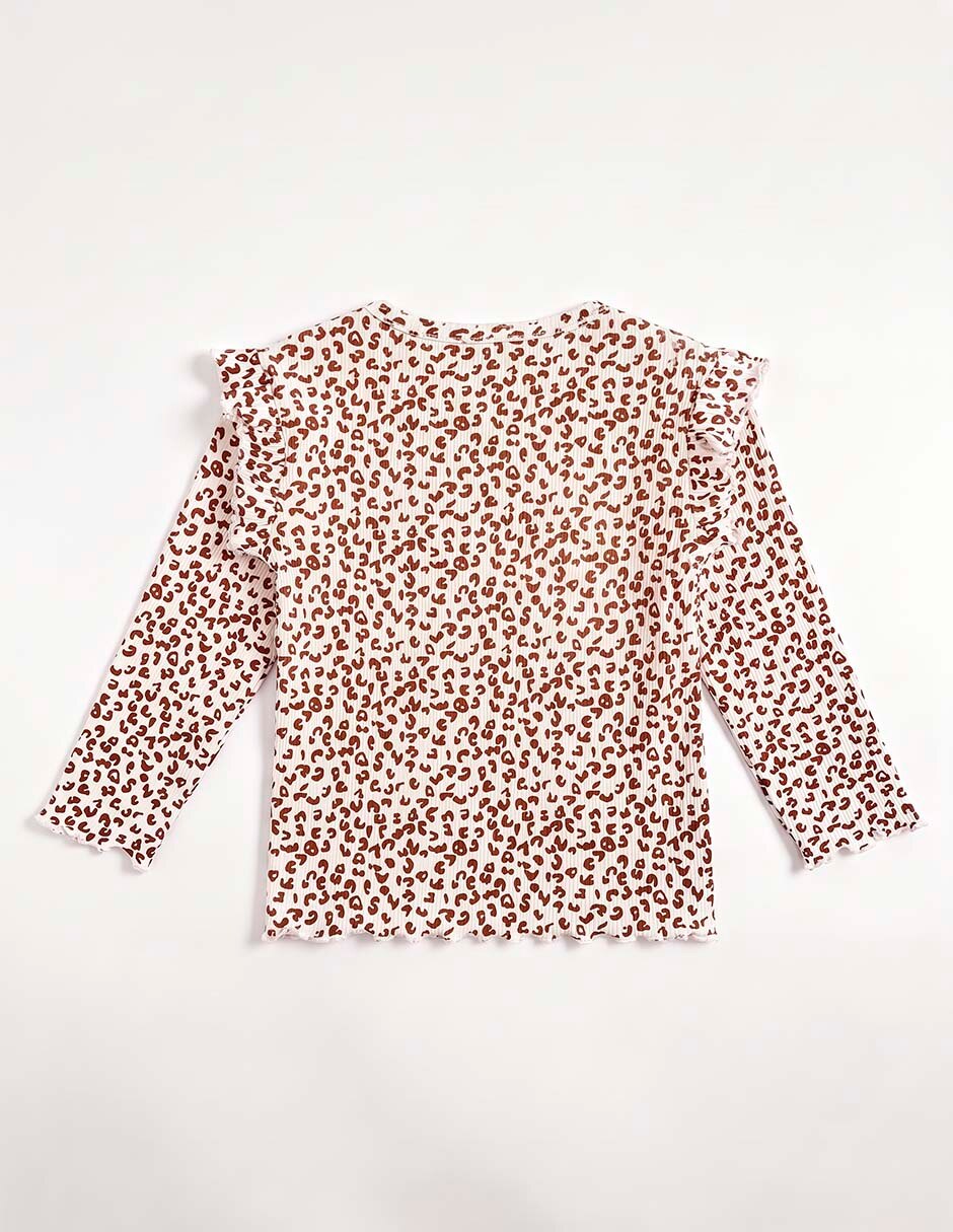 Playera manga larga para niña 5