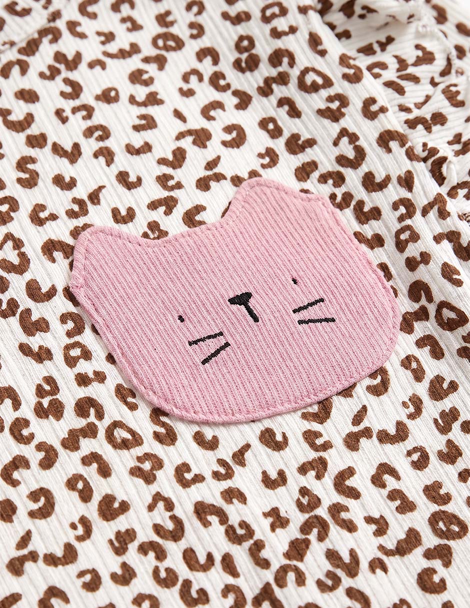 Playera manga larga para niña