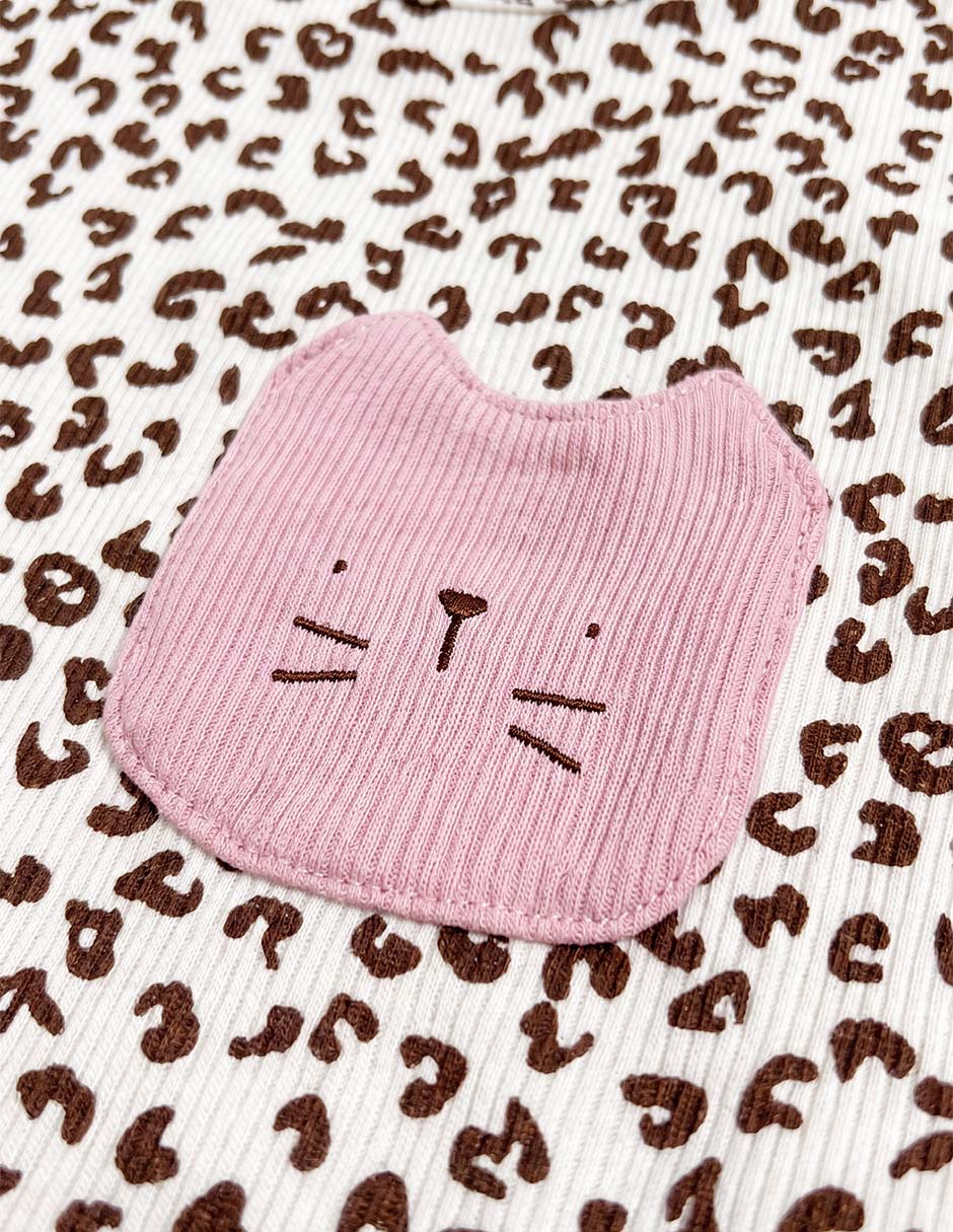 Playera manga corta para niña