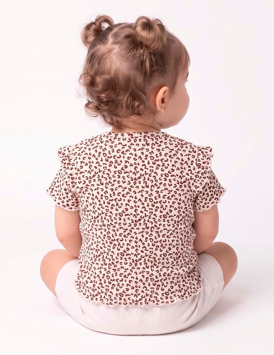 Playera manga corta para niña 6