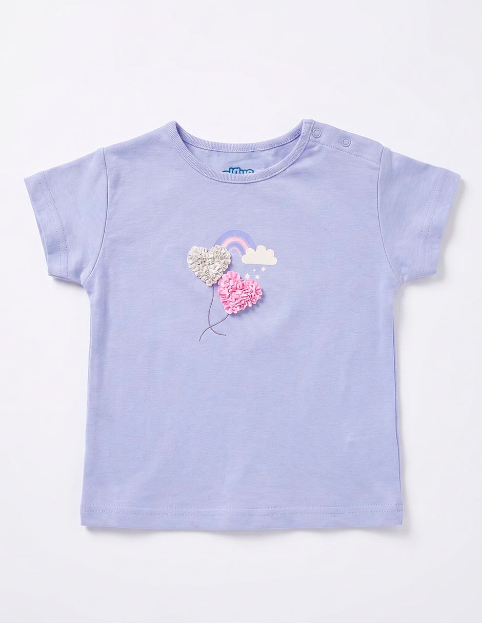 Playera manga corta para bebé niña 2