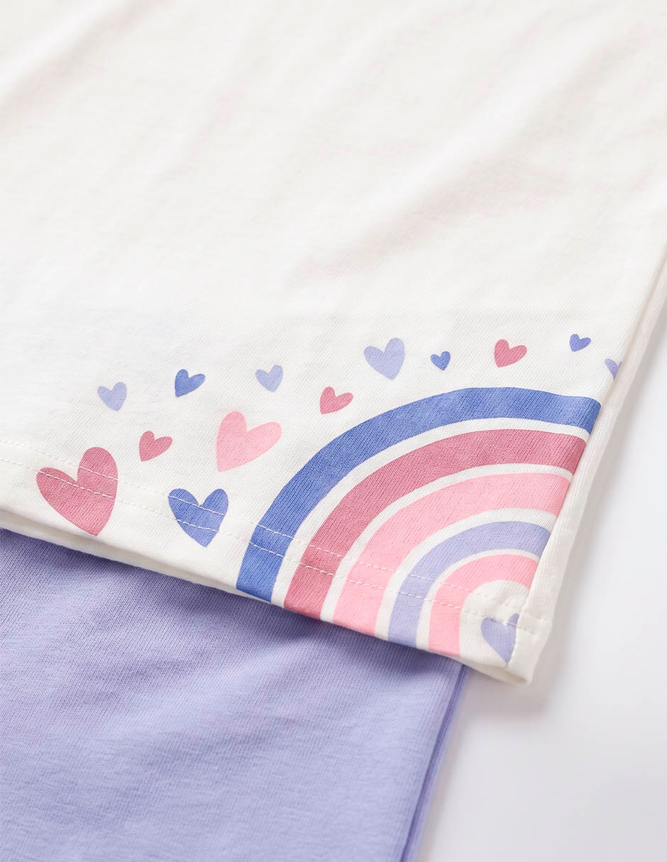 Conjunto de fleece para bebé niña 4