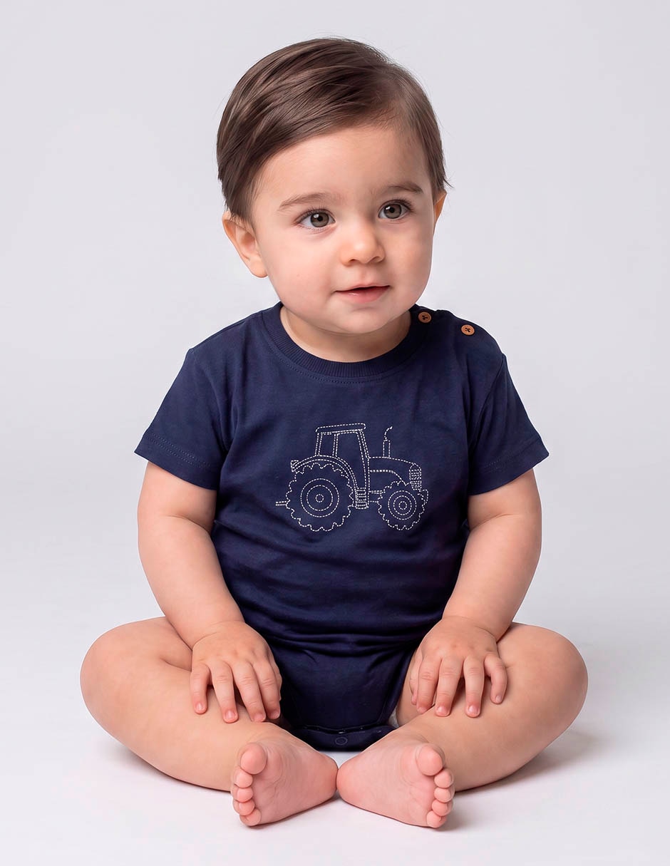 Playera manga corta para bebé niño
