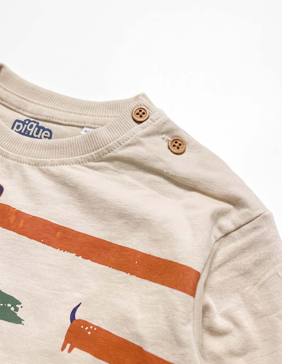 Playera manga larga para niño 4