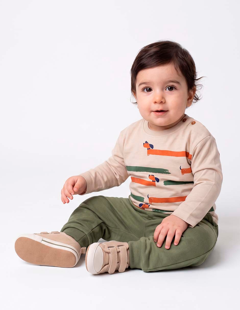 Playera manga larga para niño 2