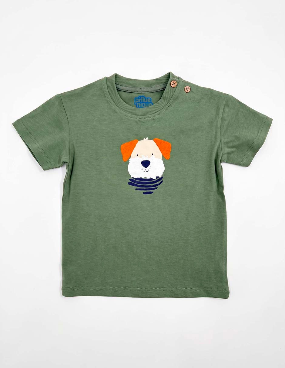 Playera manga corta para niño