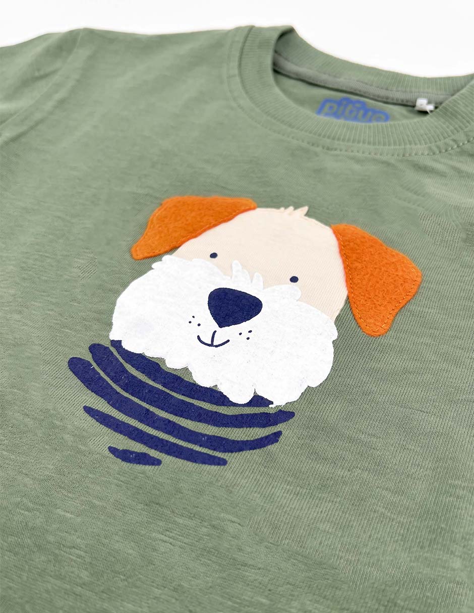 Playera manga corta para niño