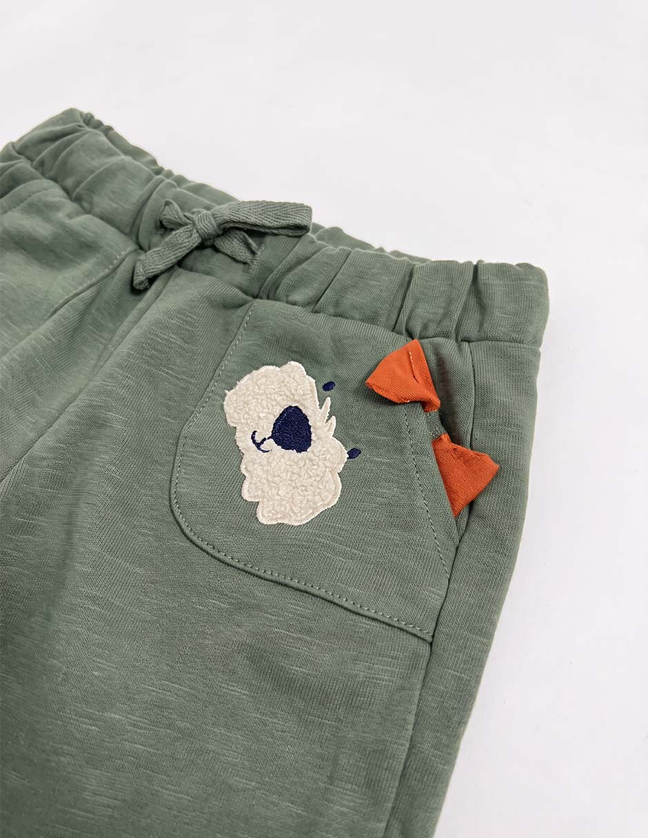 Conjunto pants de fleece para bebé niño 2 piezas 3