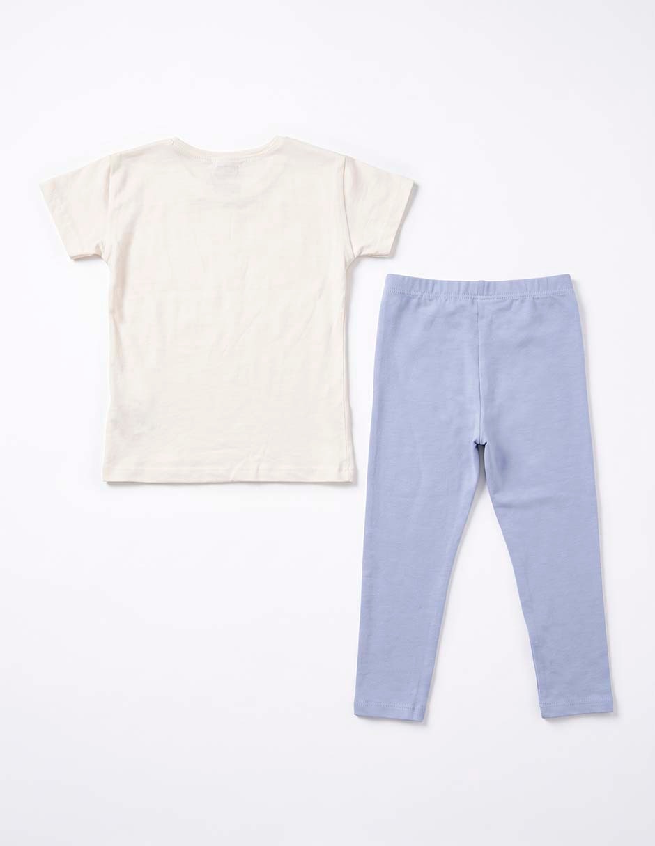 Conjunto casual de algodón para niña 3